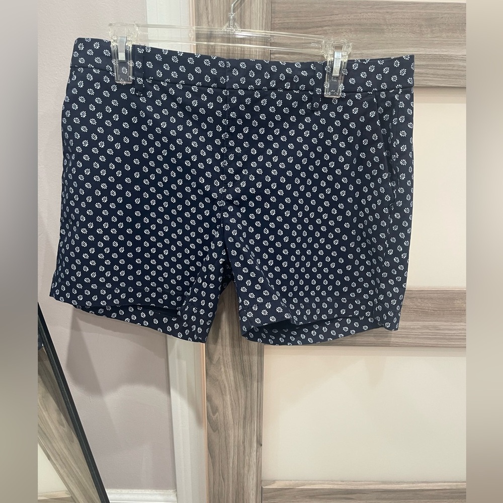 Tommy Hilfiger Blue and White Bermuda Shorts